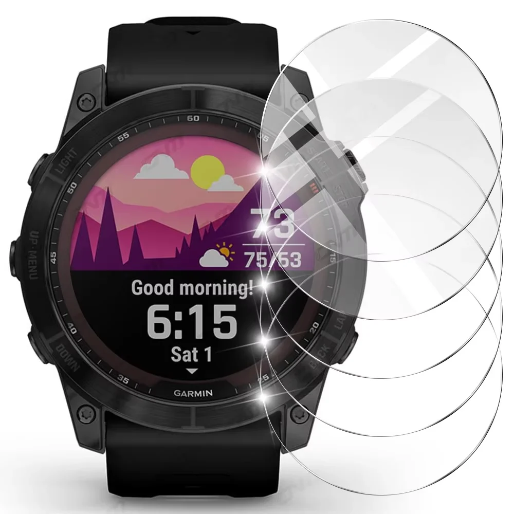 9H الزجاج المقسى للغارمين Fenix 8 7X 6X Pro 7 6 7S 6S 5 5S الشمسية AMOLED واقي للشاشة الزجاج المضادة للخدش فيلم الملحقات