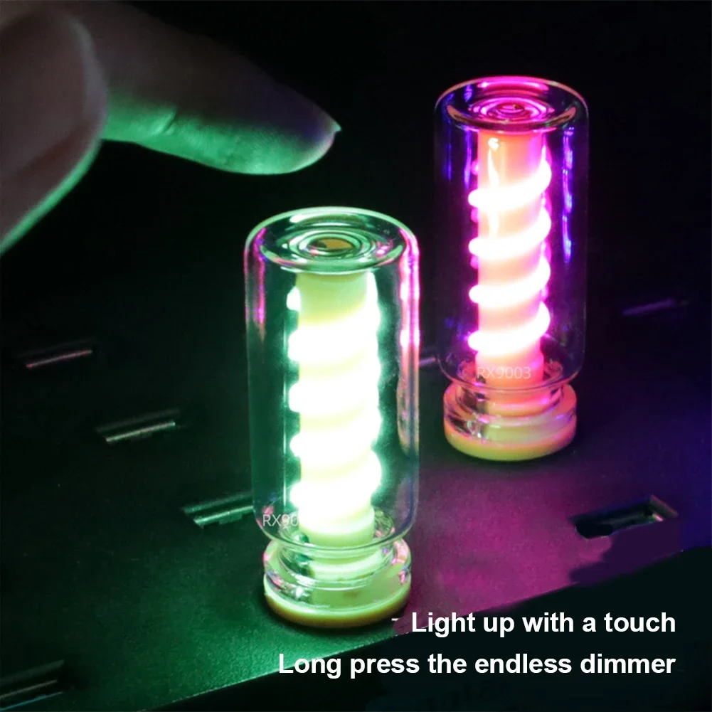 سيارة USB LED دوامة خيوط اللمس يعتم لمبة 5 فولت الرجعية LED لمبات 1 واط ضوء الليل التخييم المتوهجة ديكور LED الإضاءة