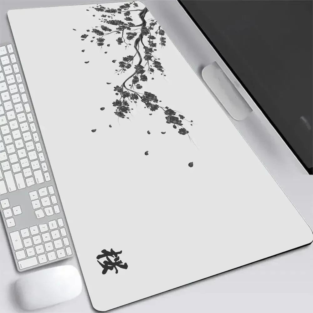 اليابان زهر الكرز ماوس الوسادة XXL رمادي أجهزة الكمبيوتر المحمولة الألعاب Deskmat ساكورا ماوس الوسادة أنيمي مكتب السجاد ألعاب لوحة المفاتيح مكاتب الكمبيوتر