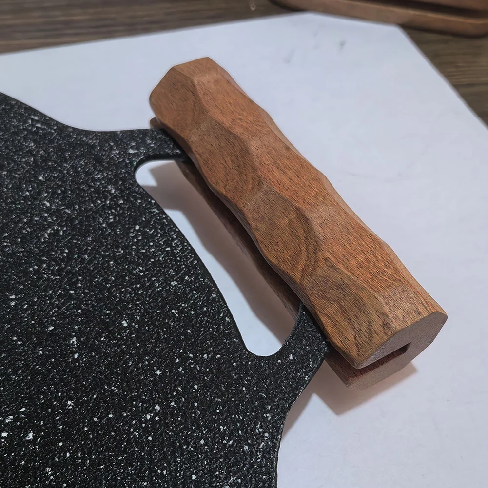 2 قطعة Sapele عموم معزول قبضة مكافحة تحرق مقلاة شواء معزول قبضة مقاومة للحرارة لتجهيزات المطابخ صلصة عموم مقلاة شواء