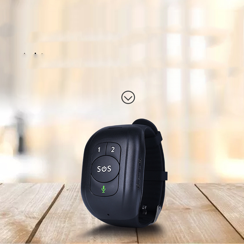 سوار تتبع GPS مع زر إنذار SOS