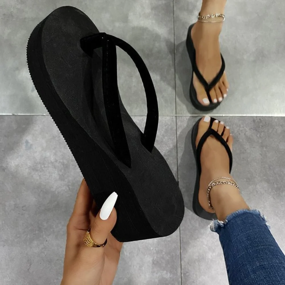 شباشب صيفية نسائية، صنادل ويدجز، شباشب منزلية للشاطئ، شباشب فليب فلوب نسائية، شباشب ميموري فوم، أحذية نسائية