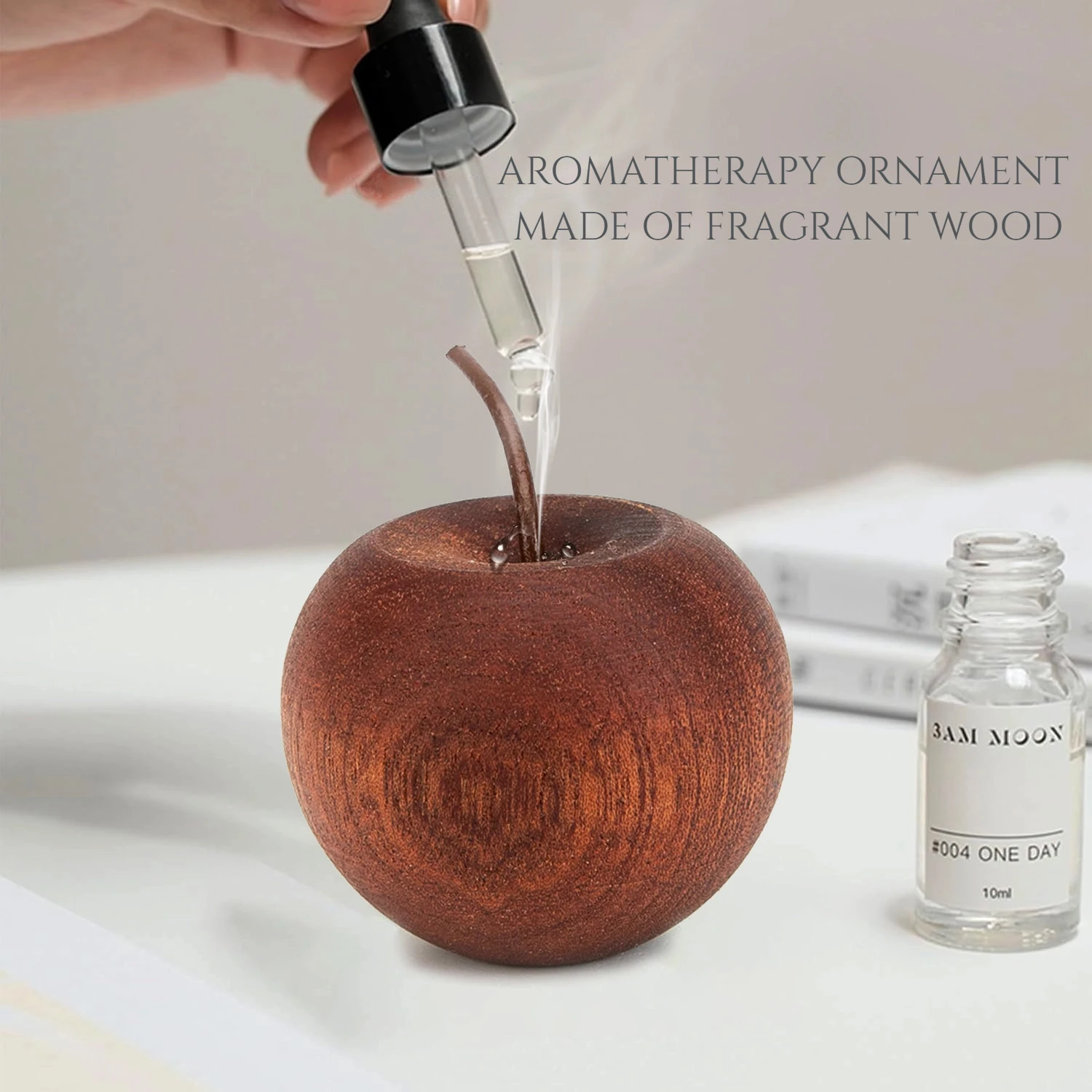 ناشر عطر خشبي طبيعي لغرفة المعيشة، للعلاج بالروائح، ينشر العطر داخل المنزل، زيت عطري طويل الأمد، هدايا عيد الميلاد