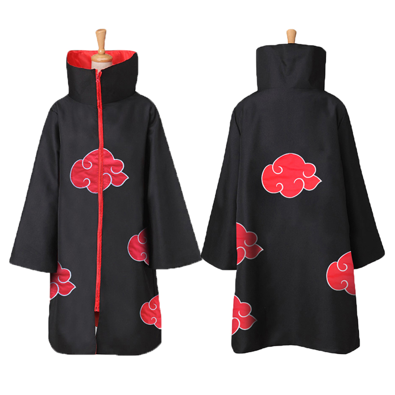 أنيمي الهوكاجي Akatsuki تأثيري النينجا زي عباءات مع عقال الألم Uchiha Itachi Sasuke Sasori Kakuzu كوميك كون الملابس