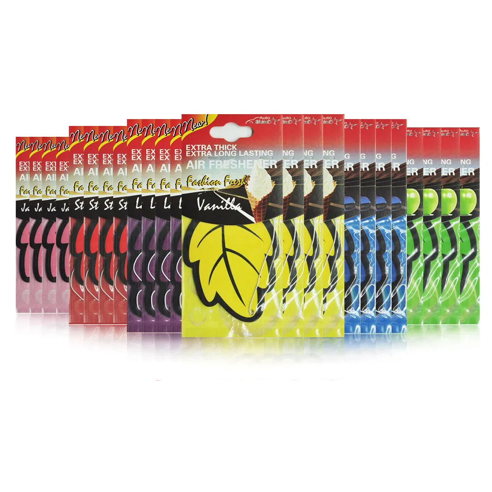 3-60 قطعة معطر هواء للسيارة ورق شاي معطر طبيعي معلق تلقائيًا عطر فانيليا عطر على شكل ورقة شجر ملحقات السيارة الداخلية