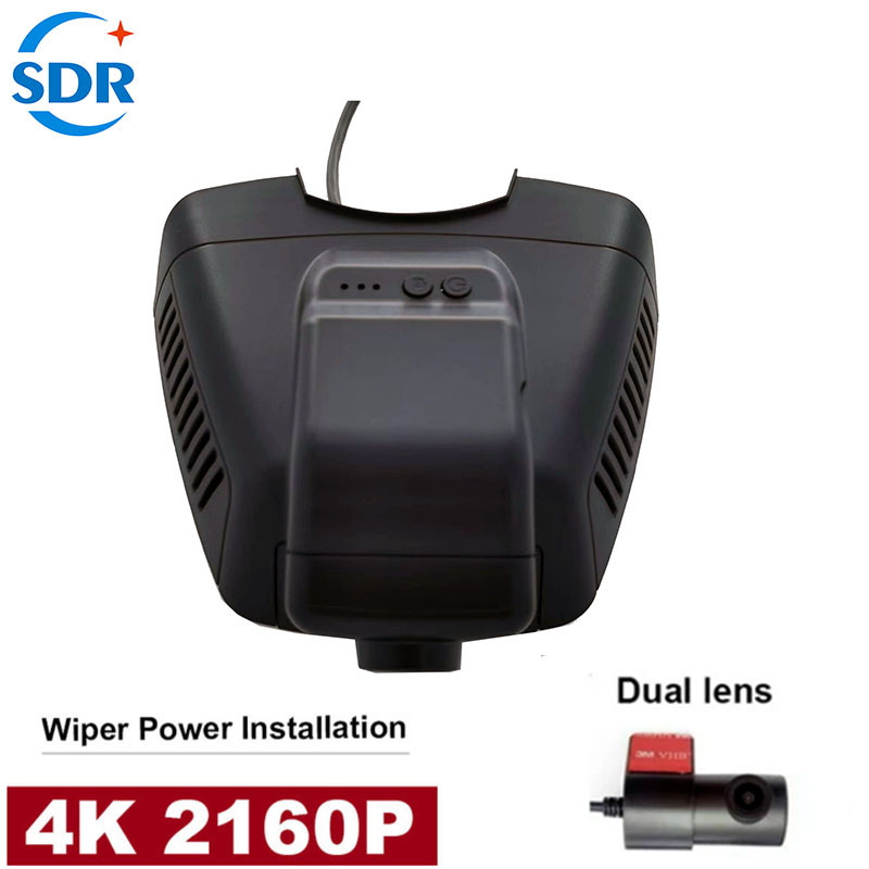 4K 2160P جهاز تسجيل فيديو سيارة WIFI ذكي سهل الاستخدام لمركبات Mercedes Benz E CLS C 180 220 280 E220 E220d E250 W204 W212 يمكن التحكم فيه بواسطة التطبيق