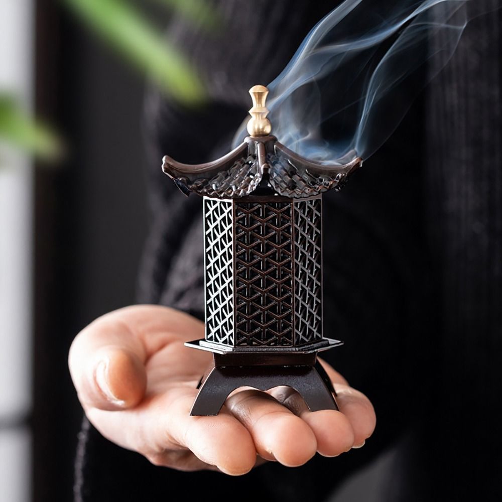 جديد النمط الصيني مبخرة سبائك الزنك العمودي داخلي الروائح رمزية جيدة اكسسوارات حرق البخور الهدايا