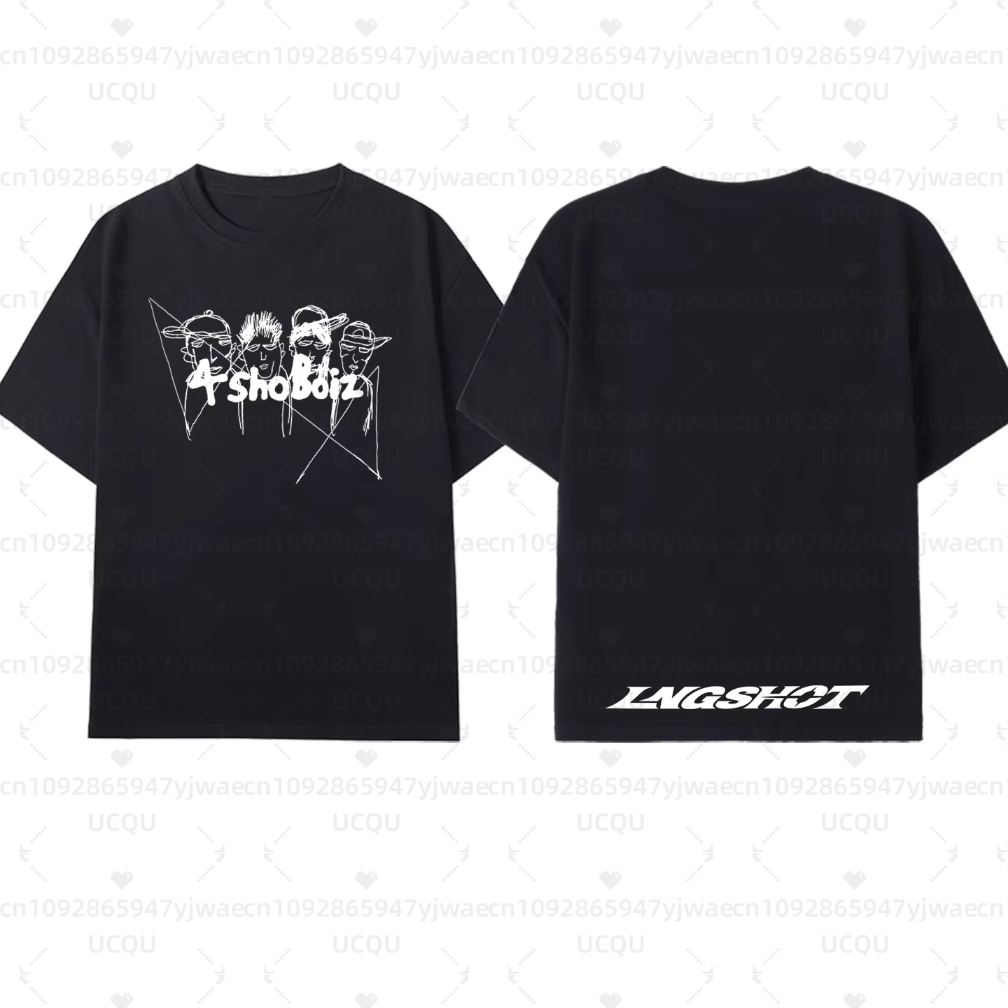 تي شيرت LNGSHOT للرجال والنساء بتصميم Kpop عصري على غرار جاي بارك، قميص عالي الجودة بأكمام قصيرة، موضة الهيب هوب، مقاسات كبيرة