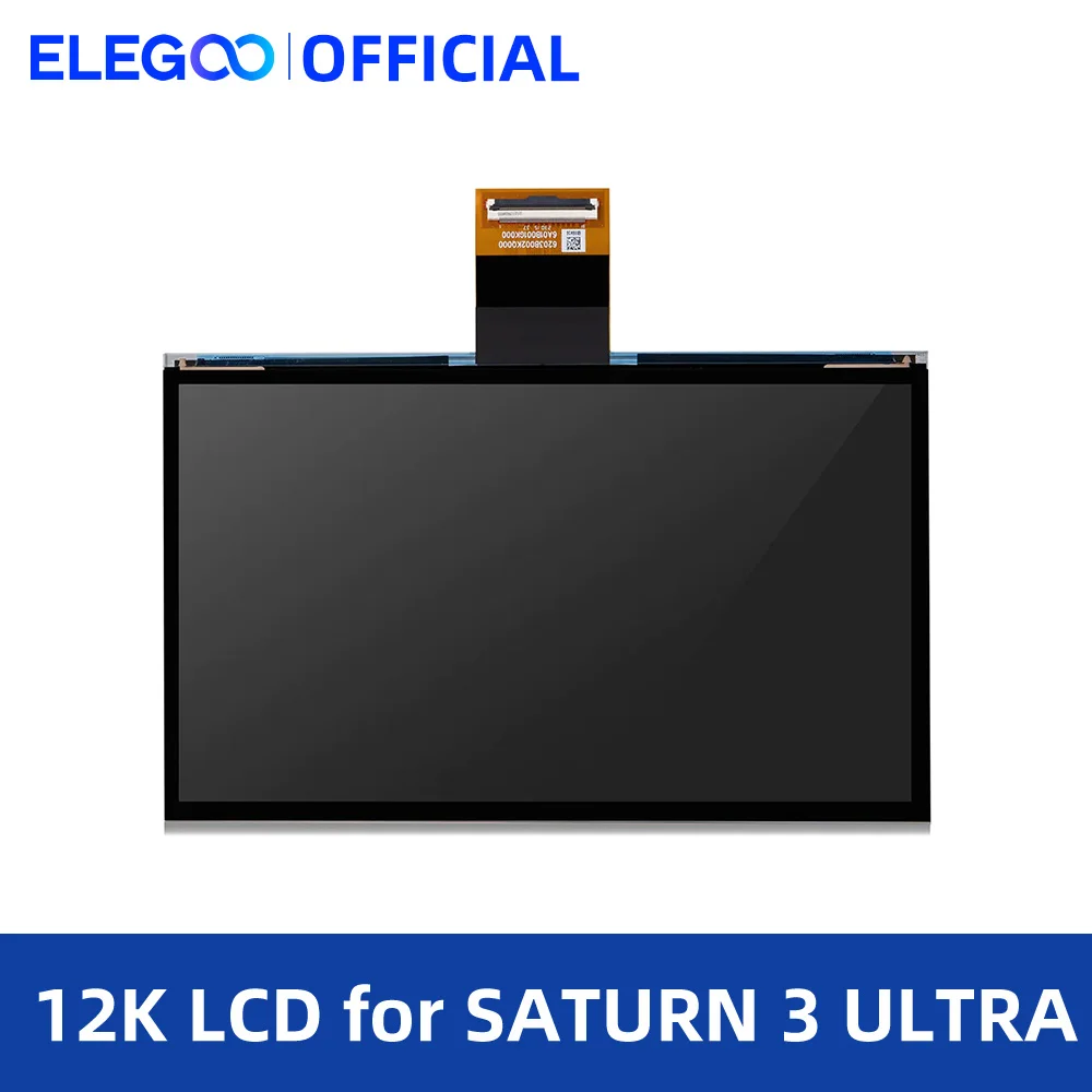 ELEGOO-monmonmonلطابعة ثلاثية الأبعاد ، دقة شاشة LCD x ، زجاج مقسى 9H ، SATURN 3 Ultra MSLA ، 10 بوصة ، 12K
