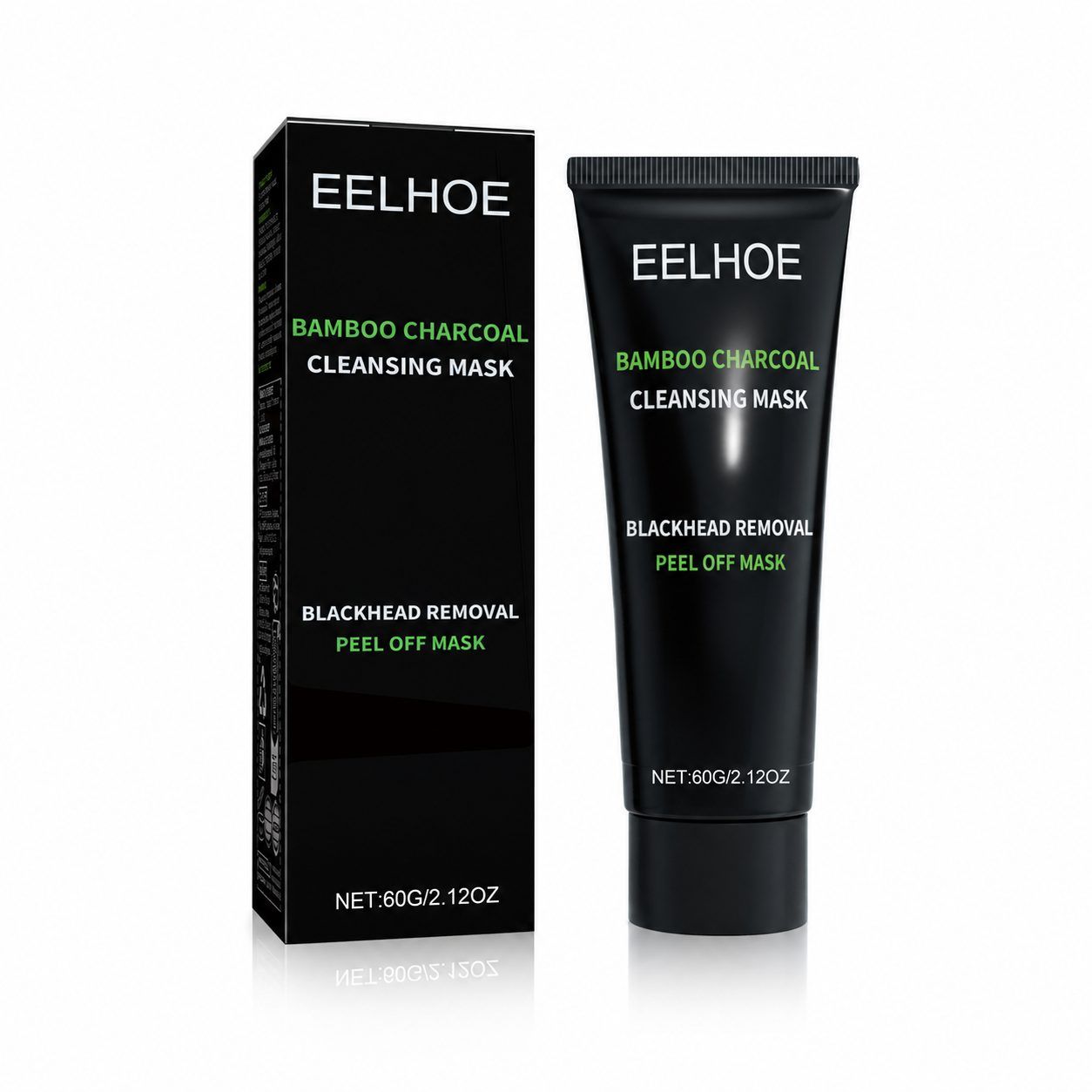 قناع وجه قابل للخلع من فحم EELHOE، 60 غرام