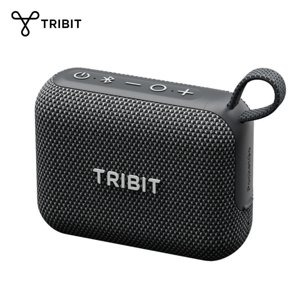 مكبر صوت بلوتوث محمول Tribit PocketGo مقاوم للماء IP68 مع تقنية BT6.0 وميكروفون مدمج ووظيفة TWS وتطبيق EQ للاستخدام الخارجي وحفلات المسبح والتخييم والسفر