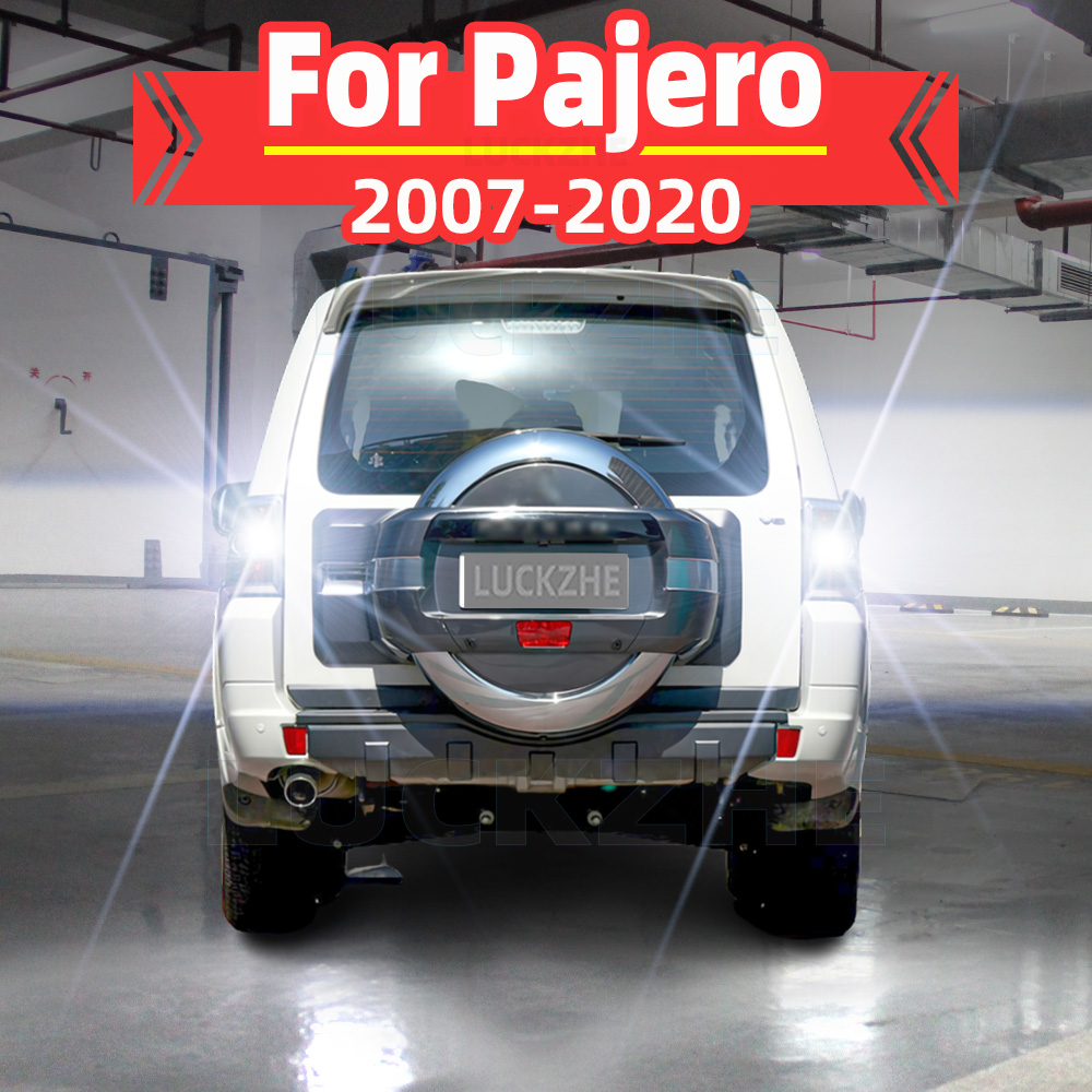 2 قطع مصباح خلفي LED للسيارة ميتسوبيشي باجيرو V80 V93 V97 V98 إكسسوارات 2007-2020 2015 2016 2017 2018 2019 مصباح خلفي احتياطي