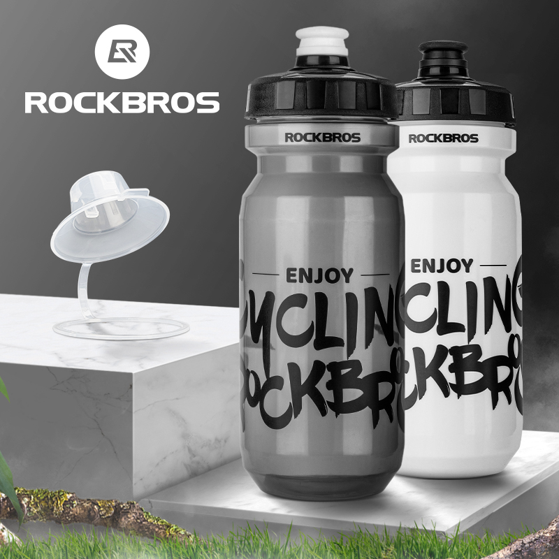 ROCKBROS-المحمولة البلاستيك دراجة زجاجة ماء ، سعة كبيرة ، الرياضة في الهواء الطلق ، متب ، الطريق الدراجة ، الدراجات الشراب