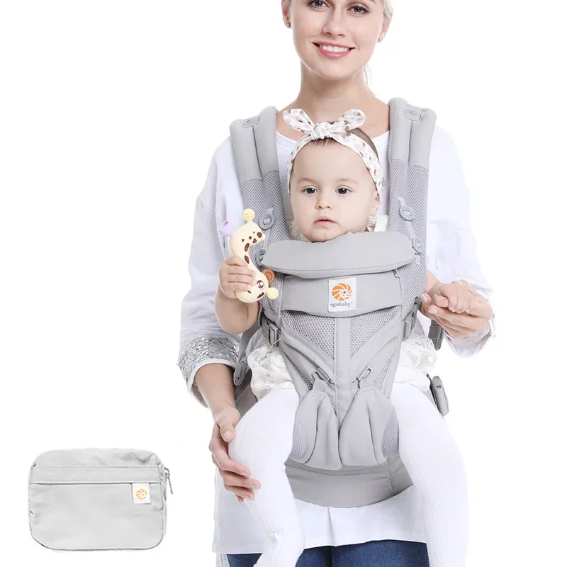 Egobaby 360 Omni الطفل الناقل القطن تنفس مريح حقائب الظهر حامل الكتف حزام خصر حبال الحمالات