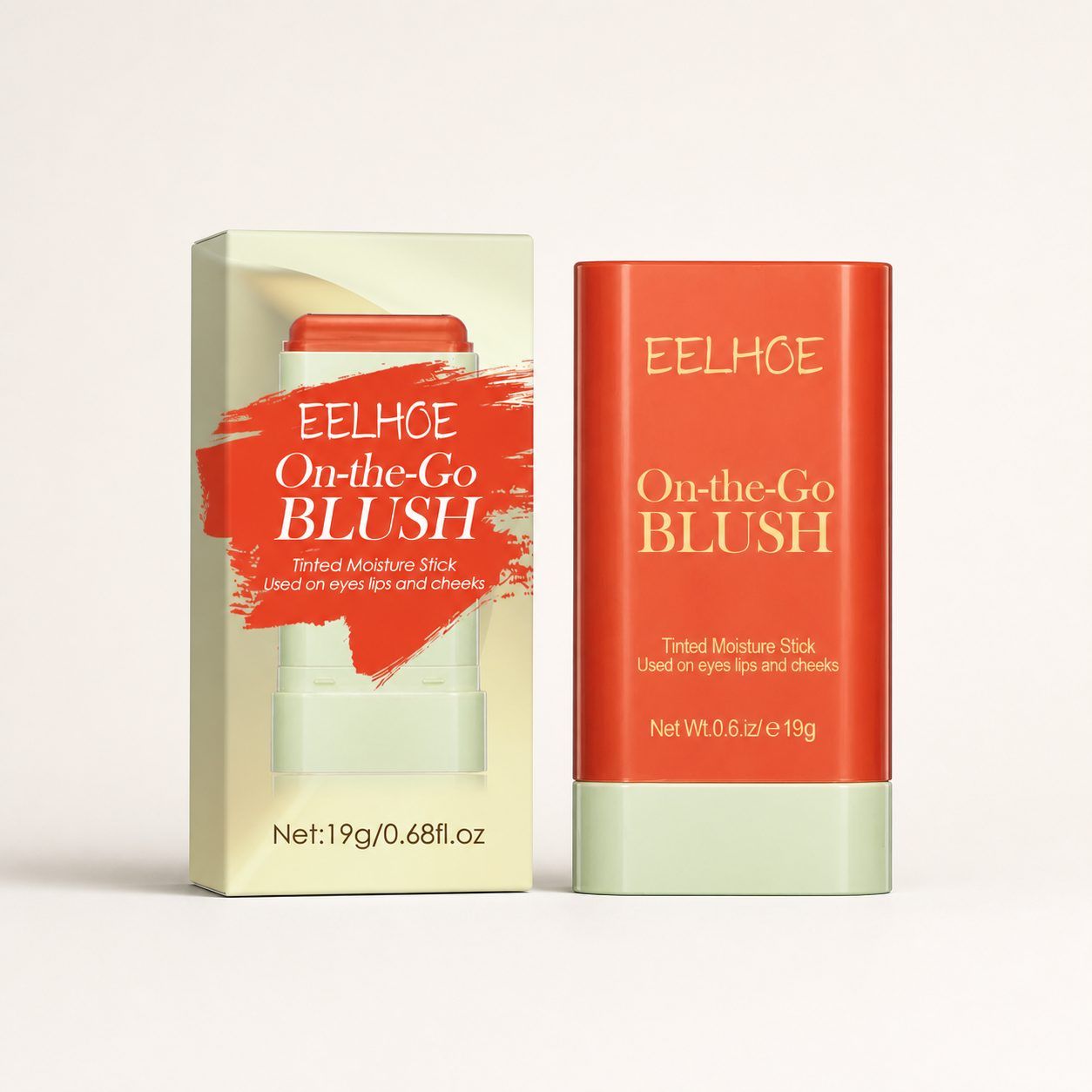 عصا خضاب خدي EELHOE برتنجة 19 غرام