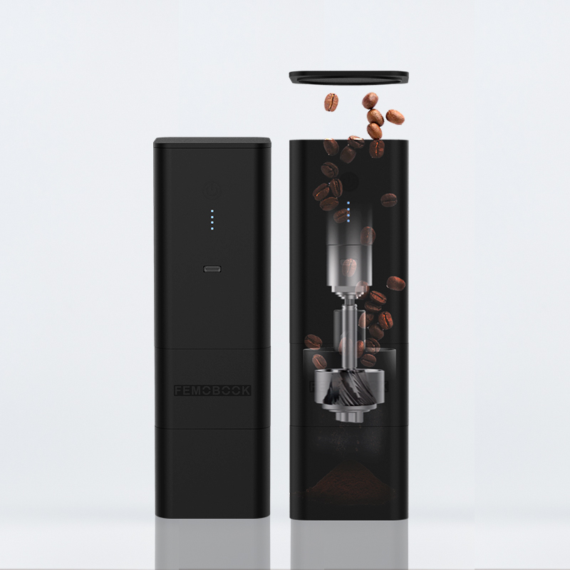 FEMOBOOK A2 USB مطحنة كهربائية محمولة قابلة للشحن مع 7core لدغ تصميم جذب مغناطيسي بطارية 4000mah