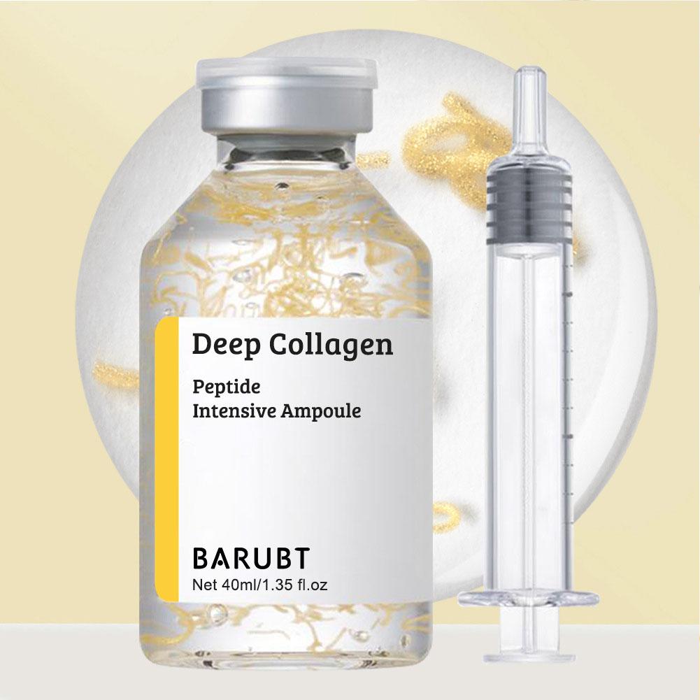 عصير أمبولDeep Collagen Peptide المكثف لتجديد البشرة عميق الترطيب تعزيز اللمعان تقوية وتغذية البشرة الكورية للعناية بالبشرة