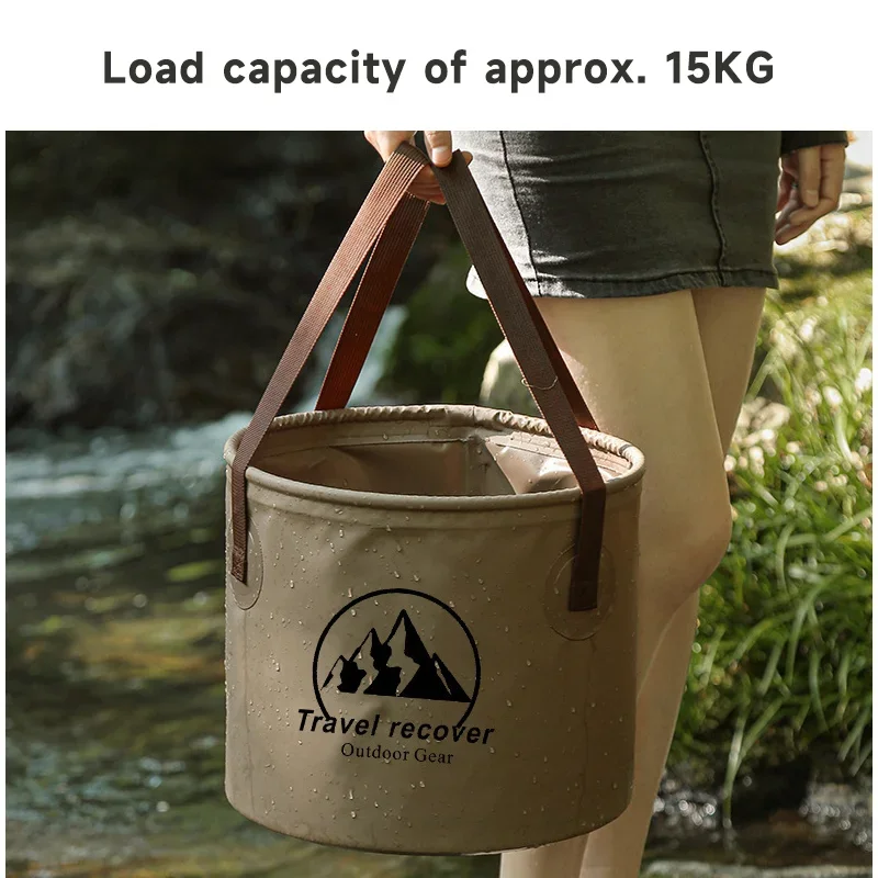 5L/10L/20L سيارة للطي دلو مقاوم للماء طوي بالوعة المحمولة السفر طوي حوض التخييم التنزه الصيد تخزين دلو