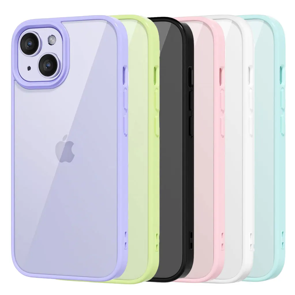 حافظة هاتف شفافة مضادة للصدمات لهاتف آيفون 16 15 14 13 12 11 Pro Max 7 8 Plus XR Xs 12 غطاء ممتص للصدمات من السيليكون الصغير