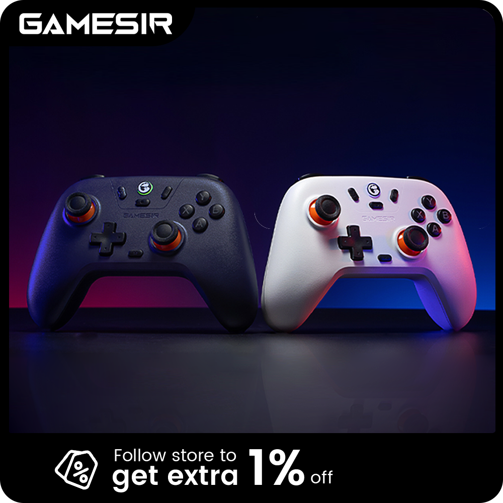 وحدة تحكم GameSir Nova Lite Bluetooth Switch لوحة ألعاب لاسلكية مع تأثير القاعة للهاتف المحمول Nintendo Switch iPhone Android