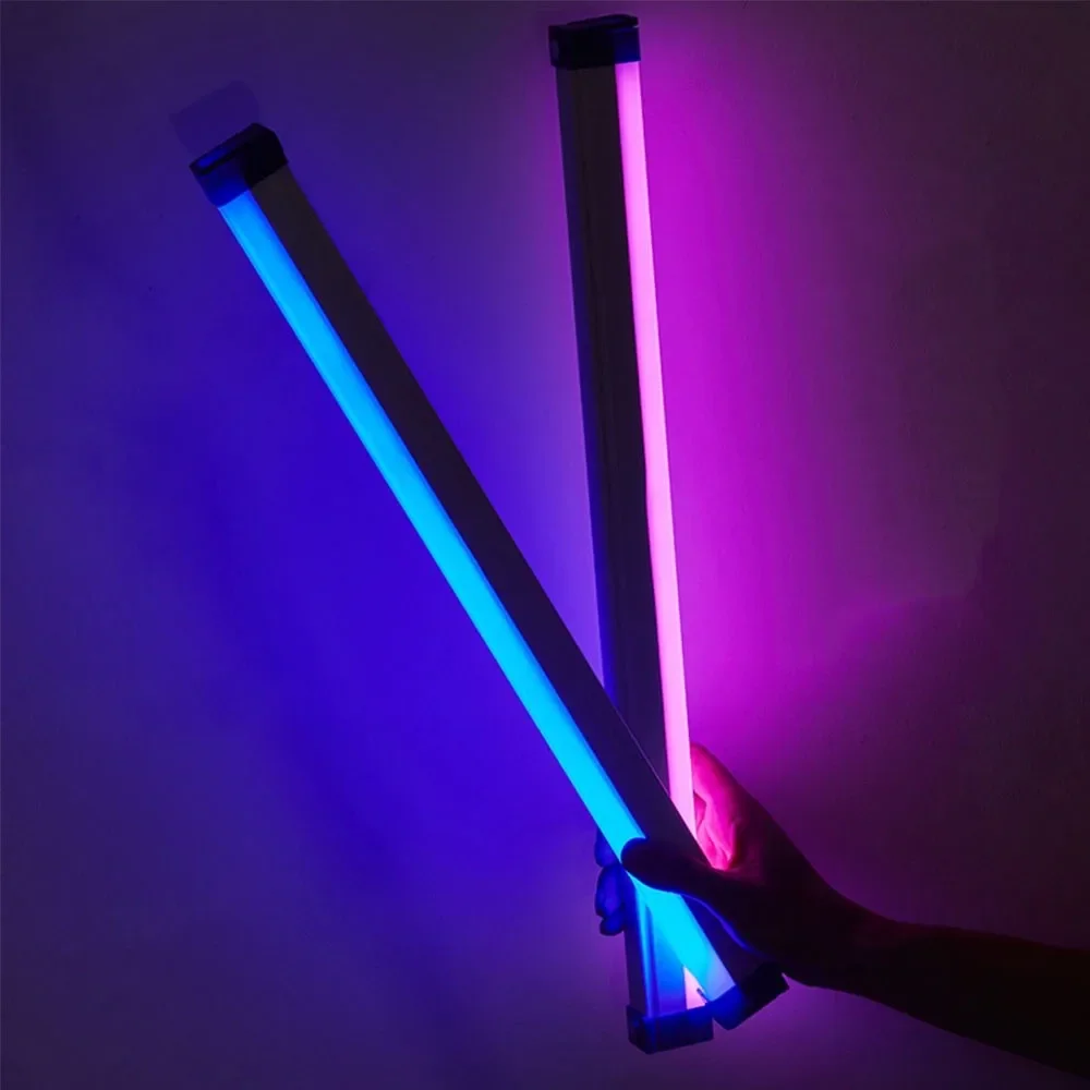 الملونة أنبوب ضوء RGB ضوء 17 سنتيمتر/32 سنتيمتر USB ضوء الليل ضوء الأرجواني الأزرق ضوء عصا غرفة LampHandheld معلقة ملء ضوء الصورة
