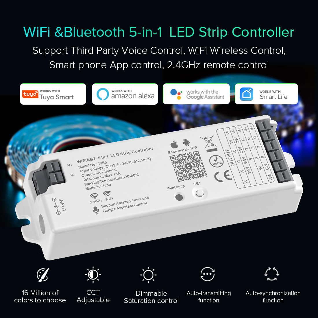مسيطر Wi-Fi 5 في 1 للهاتف المحمول