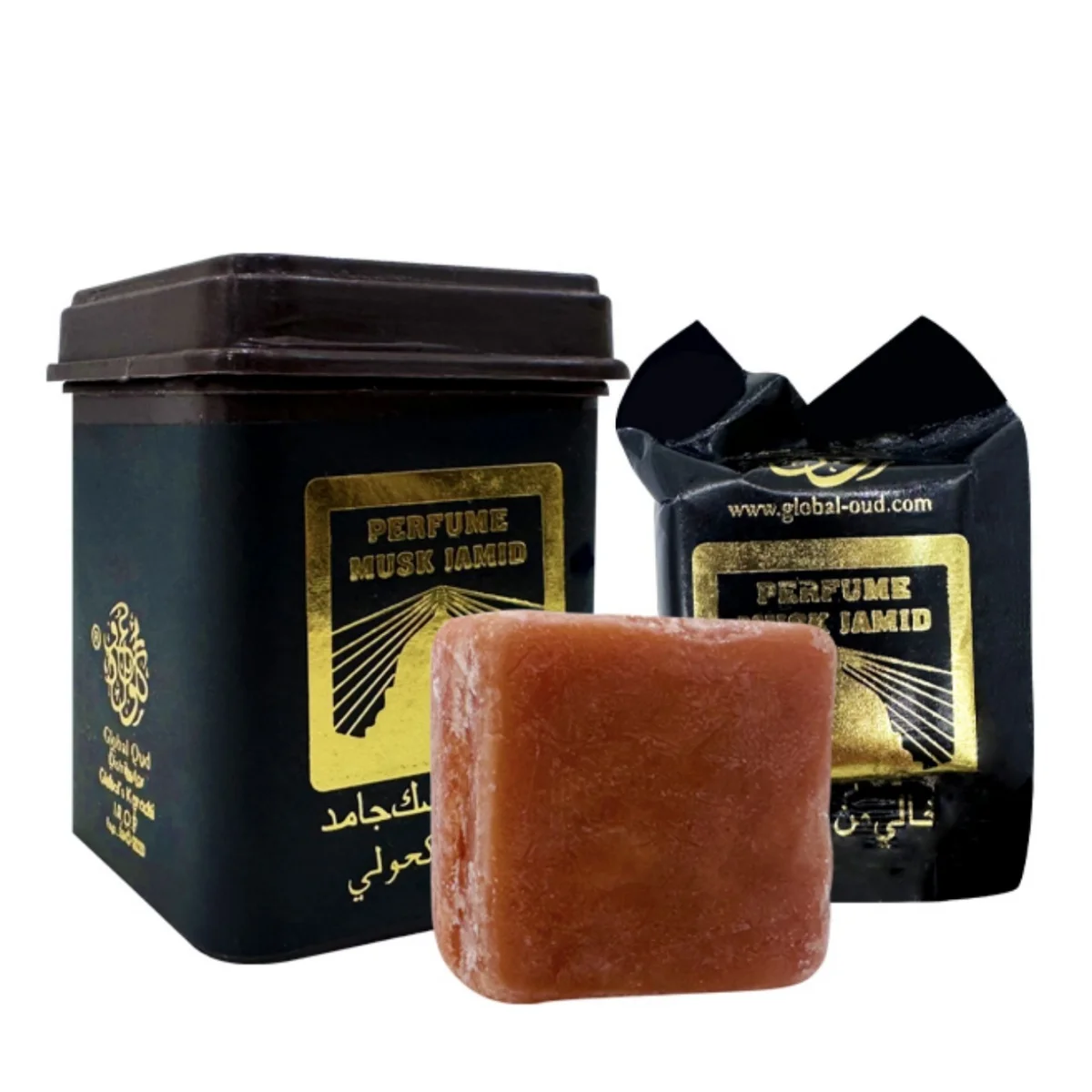 مكعبات شمع عربية شرقية فاخرة - عطر خشب الصندل البخور الغني، توابل مستوردة ممتازة، رائحة تأملية مريحة