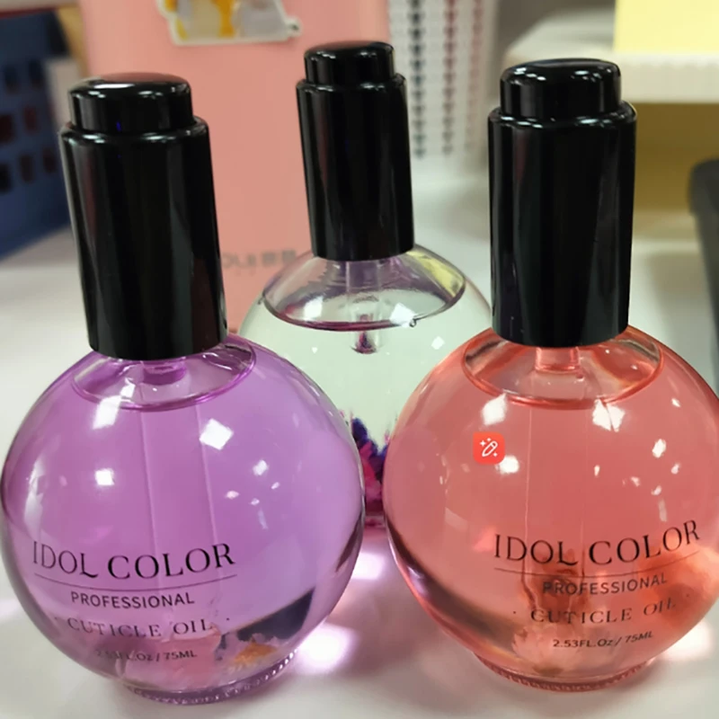 زيت البشرة IDOL COLOR، 2.56 أونصة سائلة، إصلاح واستعادة البشرة - معالجة سبا عضوية - للأظافر الأقوى والأكثر صحة