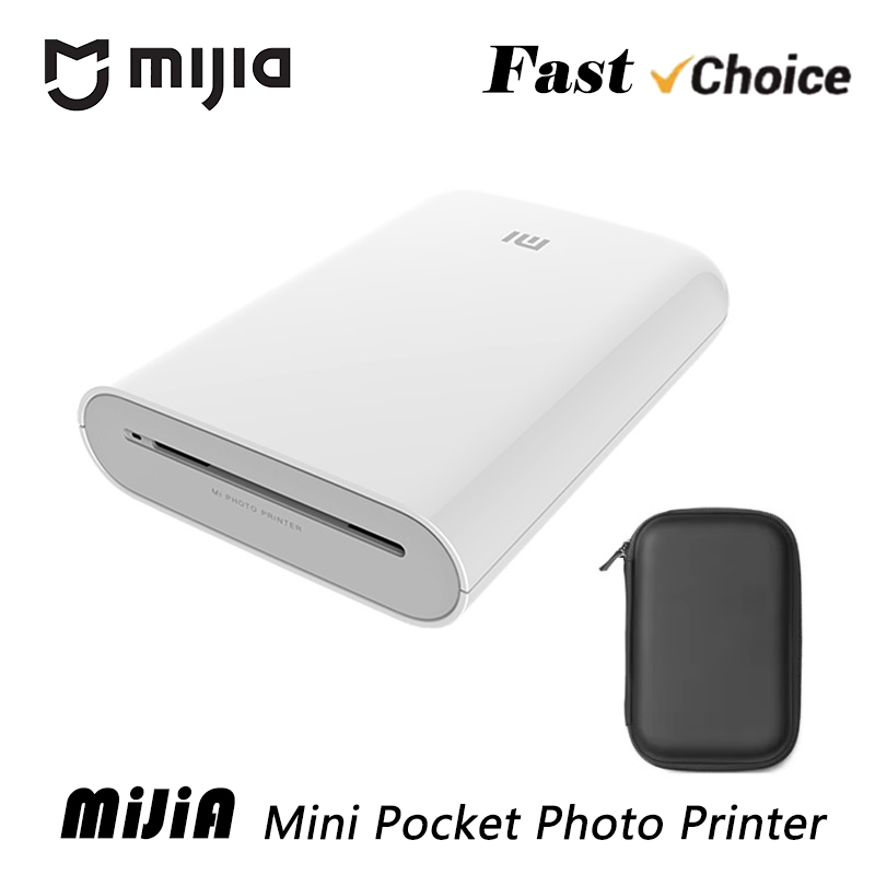 طابعة صور محمولة Mijia AR بدقة 300 نقطة في البوصة مع ميزة المشاركة وبطارية 500 مللي أمبير تعمل مع تطبيق Mihome
