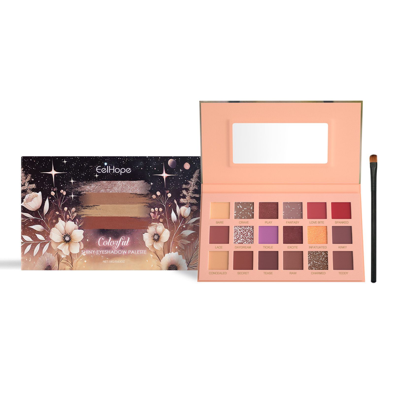 palette ظلال عيون 18 لون 18 غرام EELHOPE