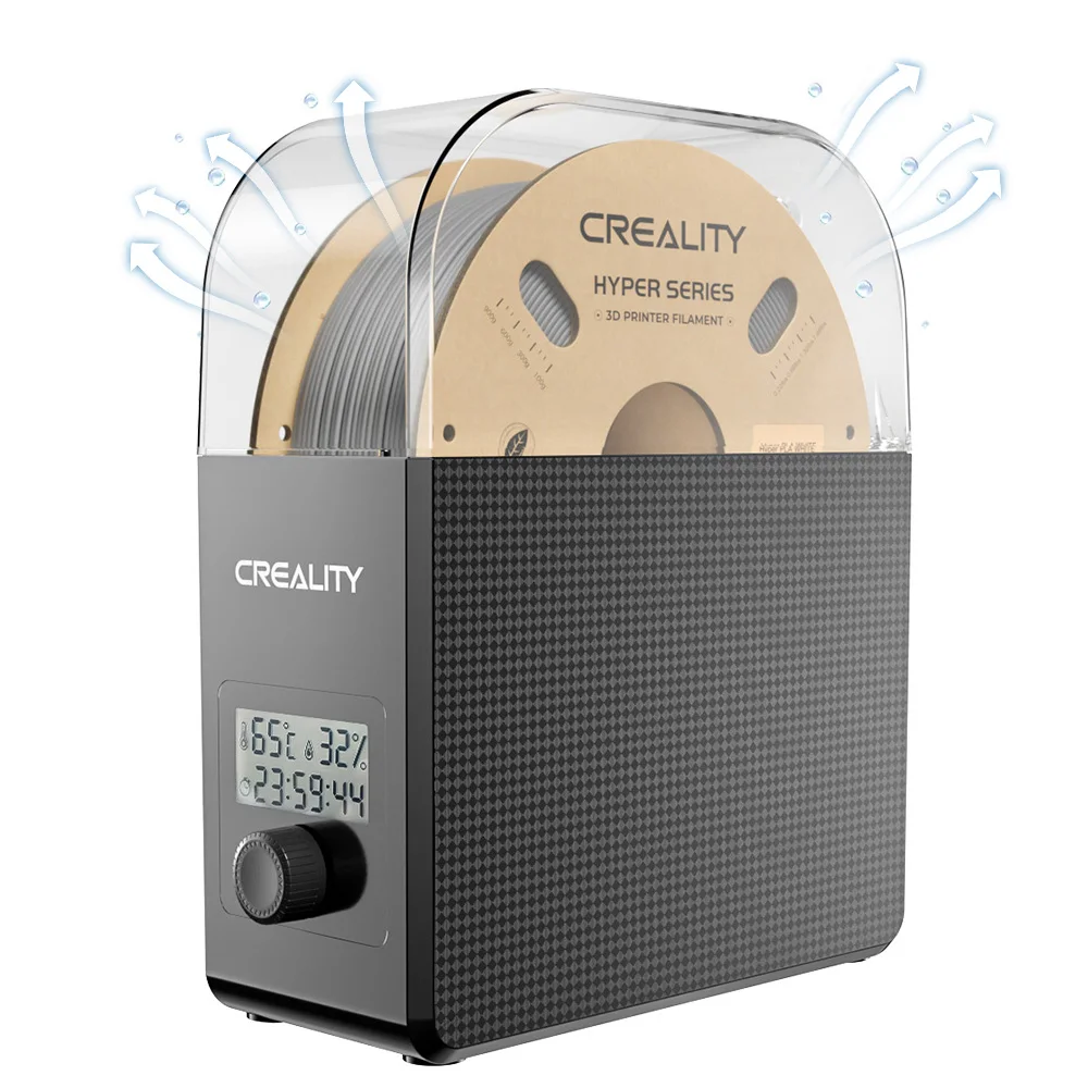 Creality خيوط مجفف ترقية مروحة خيوط صندوق جاف 1 كجم PLA PETG ABS خيوط بولي يوريثان ديهيدراتور صندوق تخزين خيوط بكرة حامل