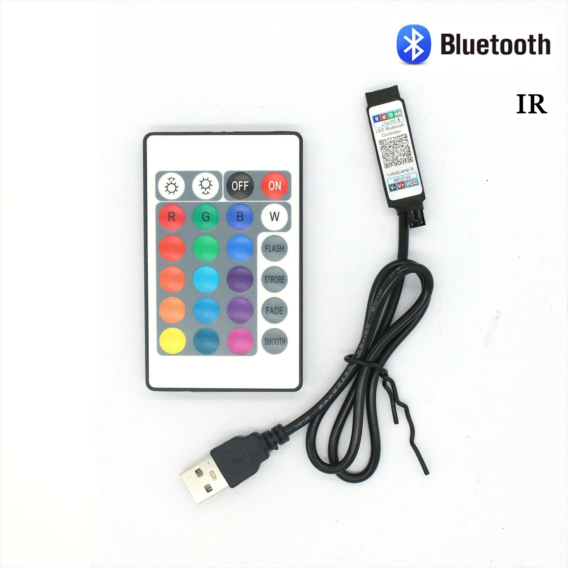 5 فولت LED قطاع USB بلوتوث 3 24 44 مفاتيح RGB تحكم IR التحكم عن بعد باهتة ل 5050 2835 RGB LED قطاع ضوء إضاءة خلفية للتلفاز
