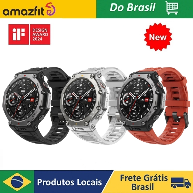 ساعة Amazfit T-Rex 3 الذكية العسكرية 48 ملم، ساعات اللياقة البدنية مع نظام تحديد المواقع AI 170 أوضاع رياضية 328 قدم مقاومة للماء لهاتف Android iPhone