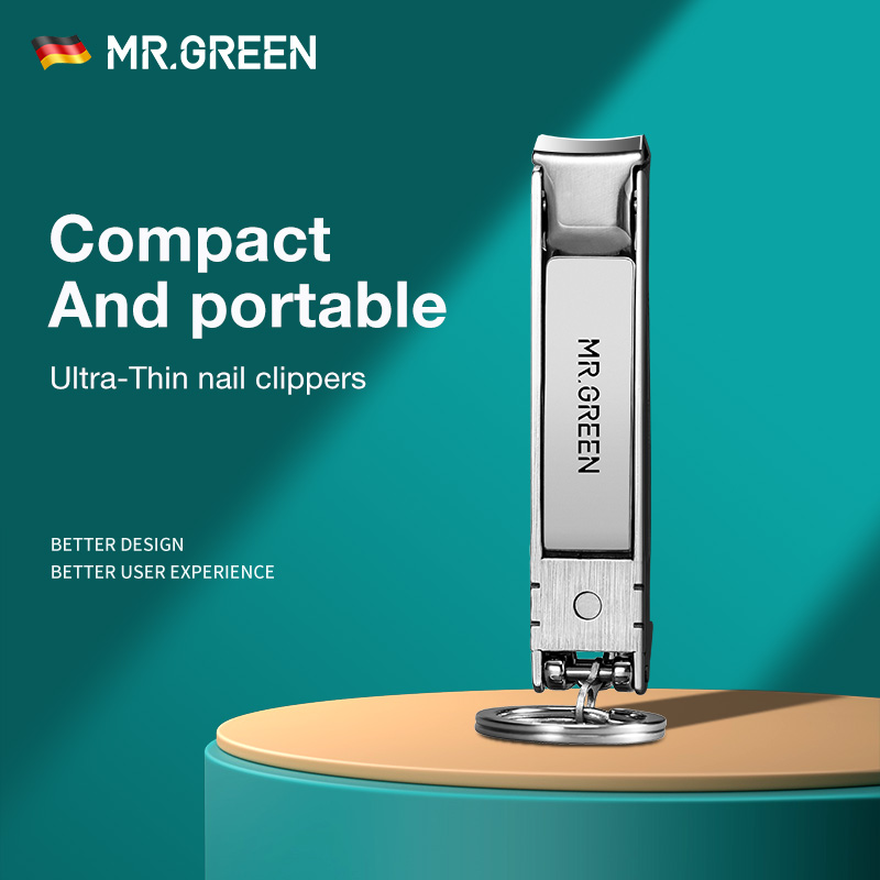 MR.GREEN رقيقة جدا مسمار كليبرز للطي المحمولة السفر أظافر مقص أظافر القاطع الفولاذ المقاوم للصدأ أدوات مانيكير