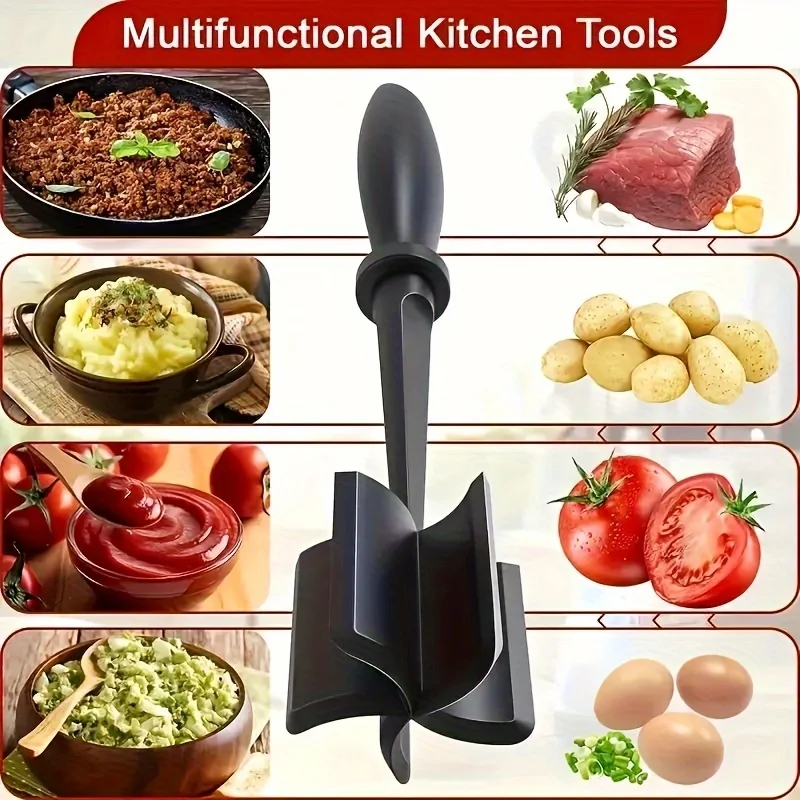 خلاط مفرمة اللحم المحمول متعدد الوظائف، أداة مطبخ لتقطيع الأرز واللحوم بدون جهد
