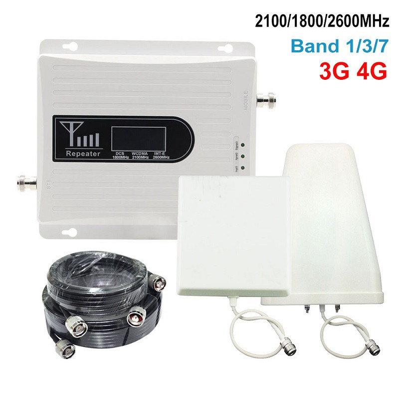 معزز إشارة 1800Mhz 2100Mhz 2600Mhz لشبكة 3G 4G