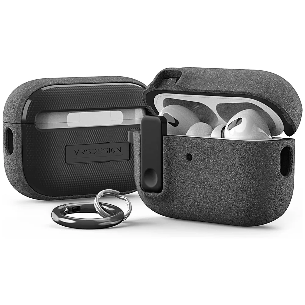 حافظة واقية لأجهزة AirPods Pro 2 حافظة فاخرة لسماعات الأذن لأجهزة Apple AirPods 4 3 Air Pods حافظة مضادة للصدمات مع خطاف