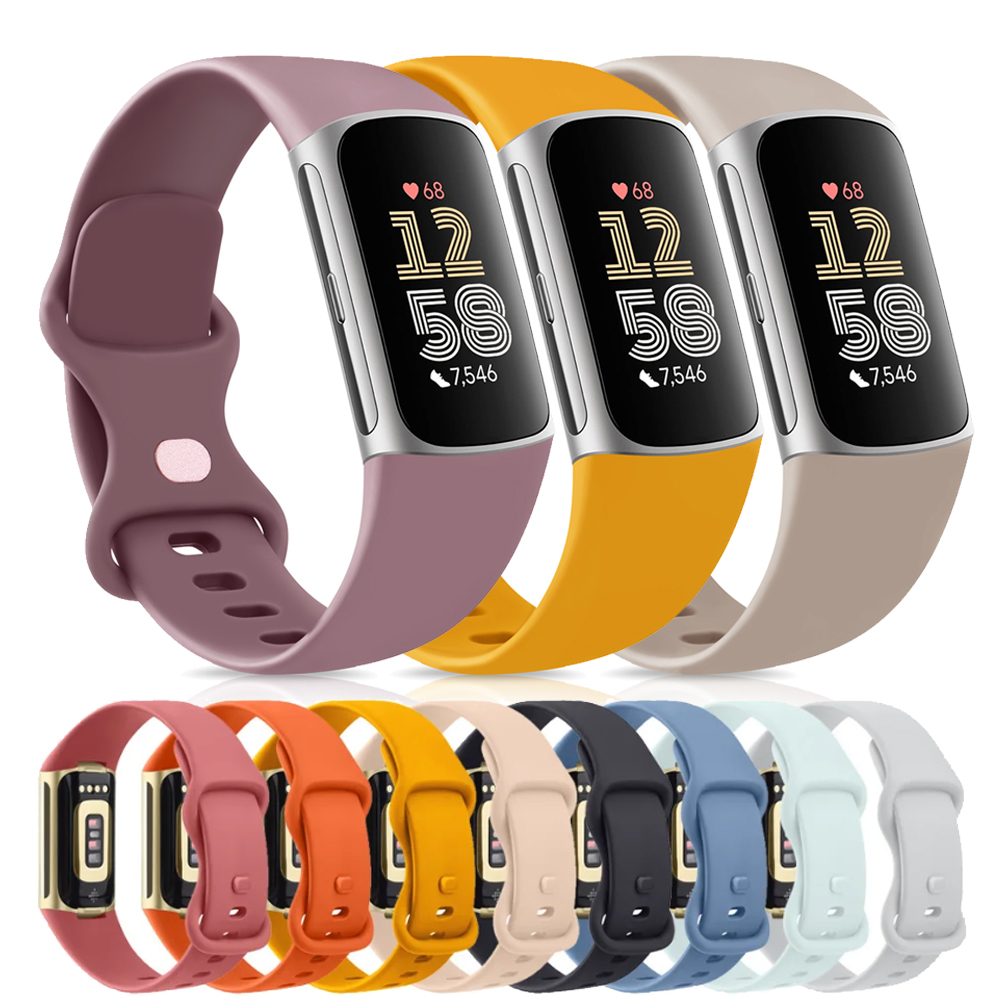 حزام الساعة الذكية لـ Fitbit Charge 5 6 حزام ساعة قابل للتعديل لـ Fitbit Charge 5/Charge 6 Correa Wistband استبدال العصابات