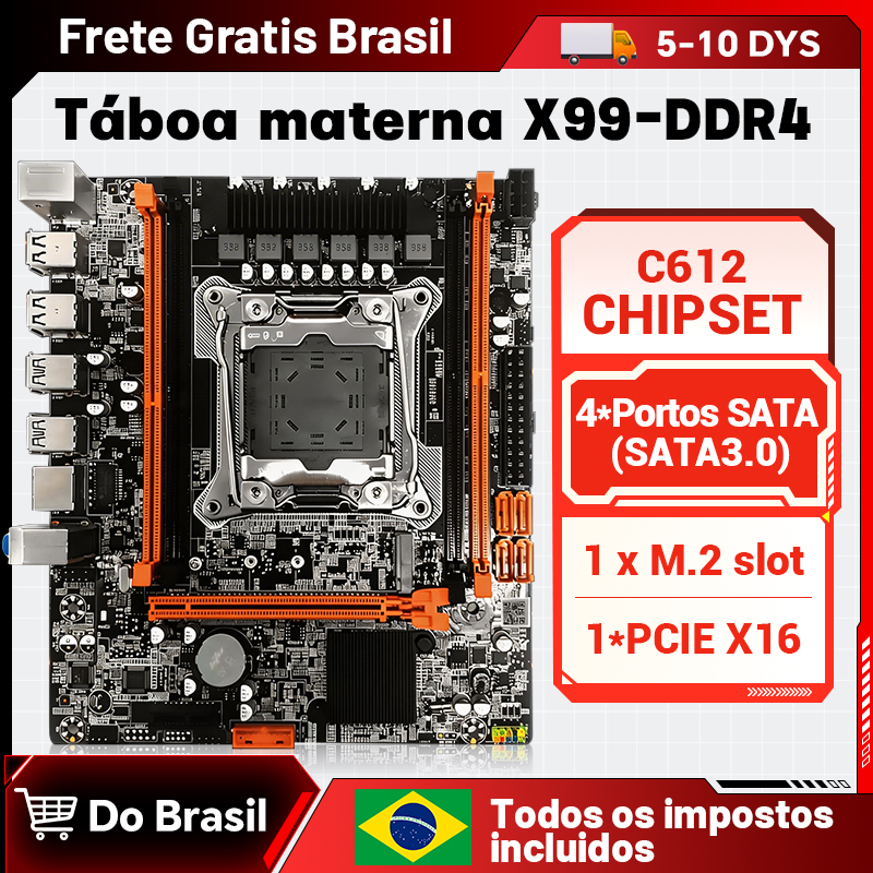 مجموعة لوحة أم SZSJKJ X99 مع معالج Xeon E5-2682 V4، متوافقة مع M.2 NVMe وذاكرة DDR4 رباعية القنوات لأجهزة الكمبيوتر المكتبية