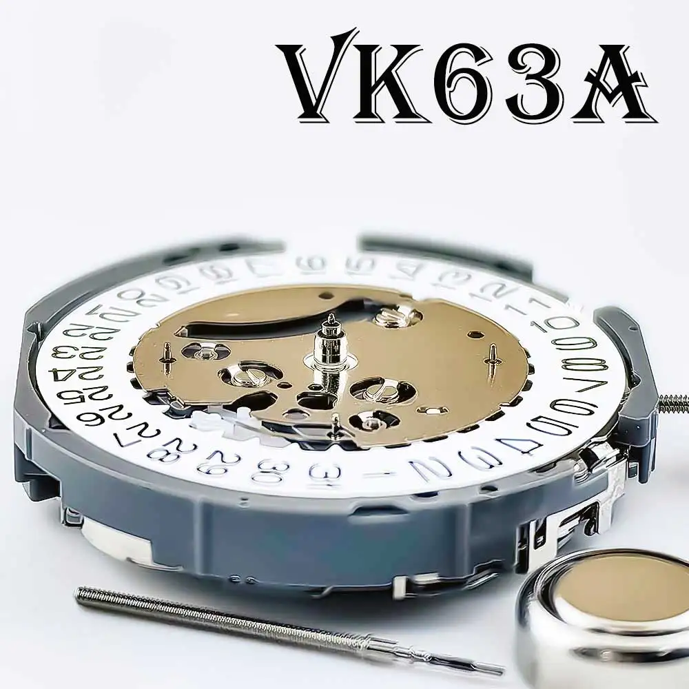 حركة كوارتز مستوردة يابانية VK63 تقويم 24 ساعة وساعة 3 متعددة الوظائف وإكسسوارات رياضية