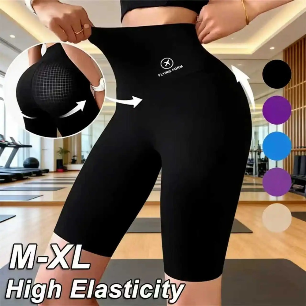شورتات رياضية نسائية جديدة لعام 2026 مقاس M-L، شورتات ركوب الدراجات والجري واللياقة البدنية بخصر عالٍ ورفع المؤخرة، ليجنز رياضي، ملابس يوغا