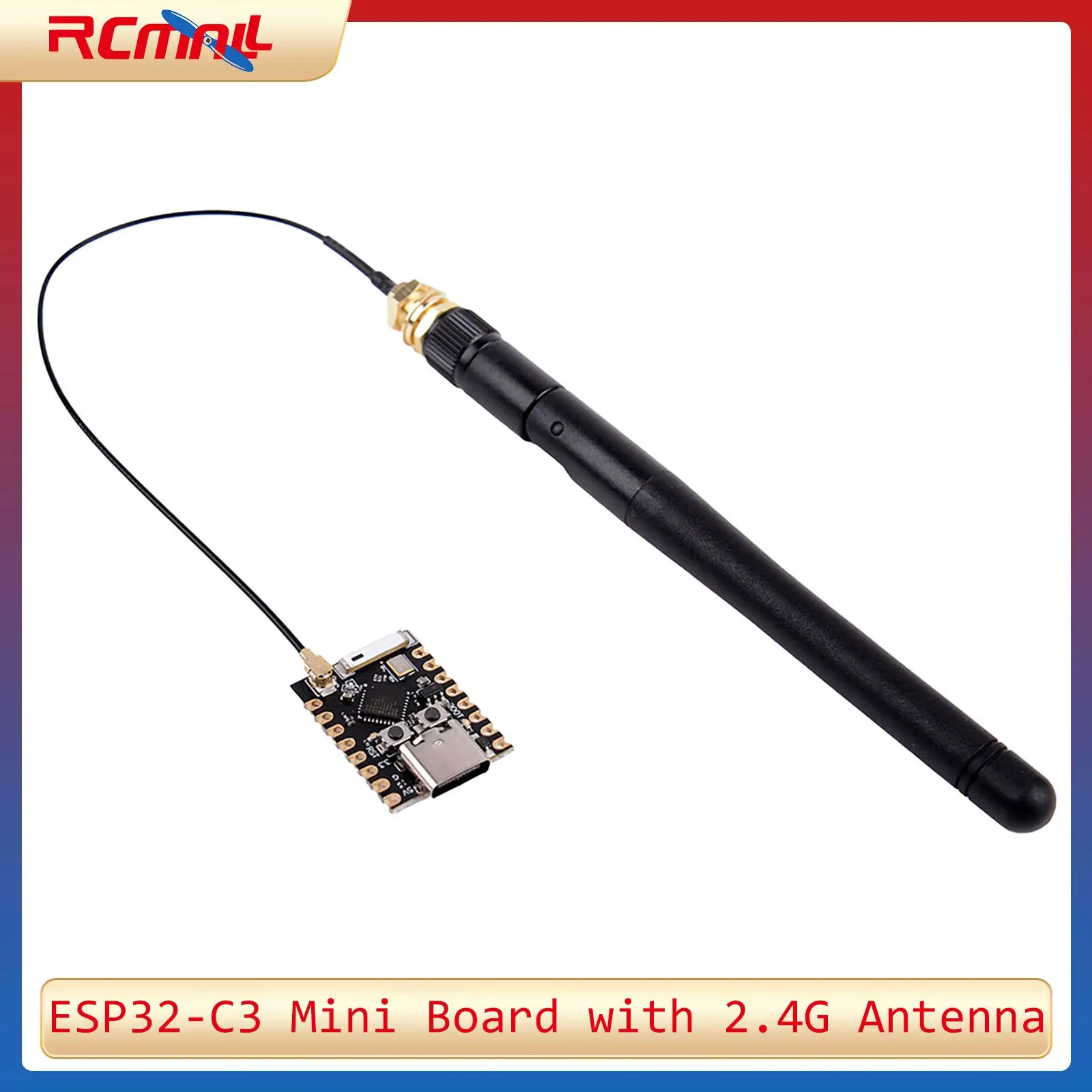 ESP32 لوحة تطوير صغيرة للغاية ESP32-C3 مع هوائي WiFi 2.4G ESP32C3 وحدة Wi-Fi BT لـ Arduino IoT ESP-IDE