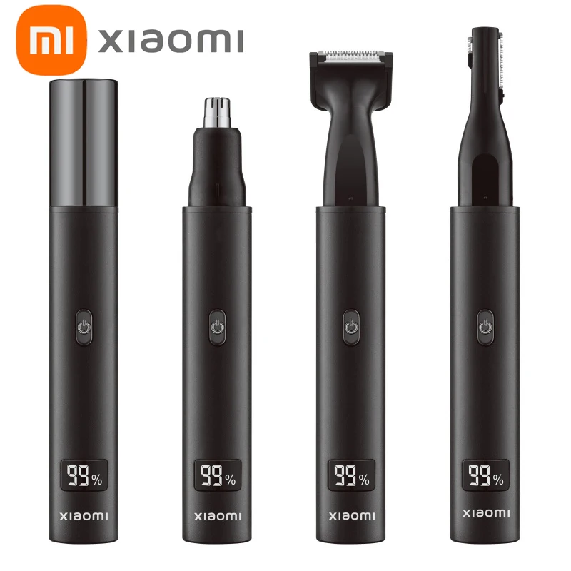 XIAOMI جديد 3 في 1 الكهربائية قابلة للشحن الأنف الأذن الشعر المتقلب للرجال غير مؤلم السوالف الحواجب اللحية مقص الشعر ماكينة حلاقة