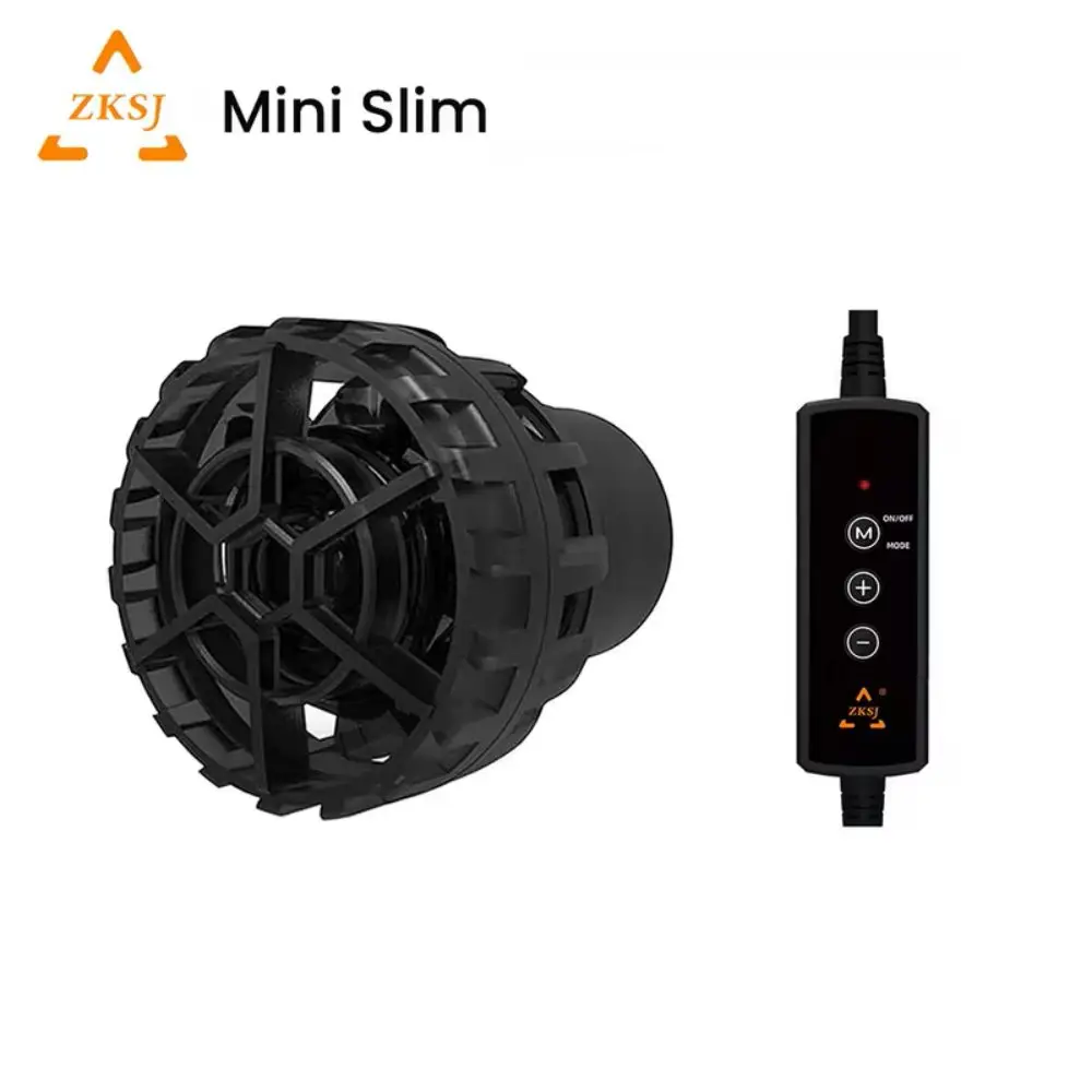 ZKSJ الجيل الثالث Mini Slim 2000 Slim 3000 Mini Aquarium Wave Maker مضخة توزيع 3 أنماط موجة بدون برنامج تحكم