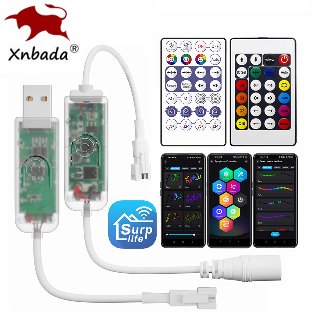 مسيطر LED لاسلكي مع 24 مفتاح