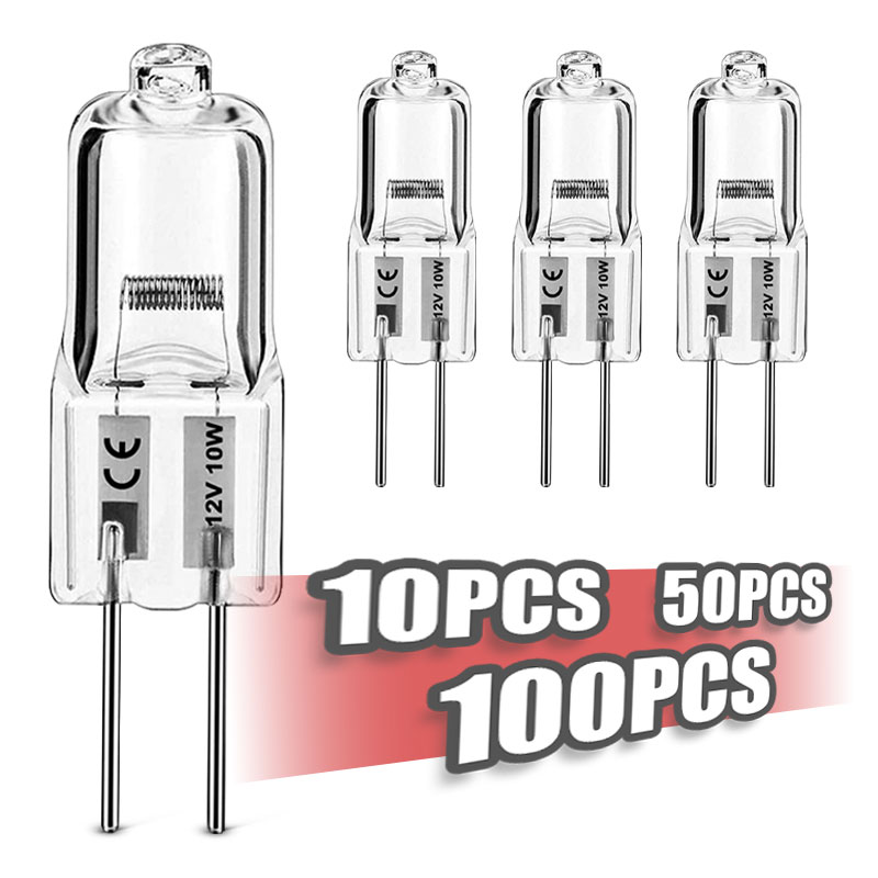 10/50/100 قطعة G4 LED لمبات مصابيح الهالوجين البيئية لإضاءة الطباخ ، أضواء الإشارة ، كبسولات المسار إدراج بلوزة اللؤلؤ