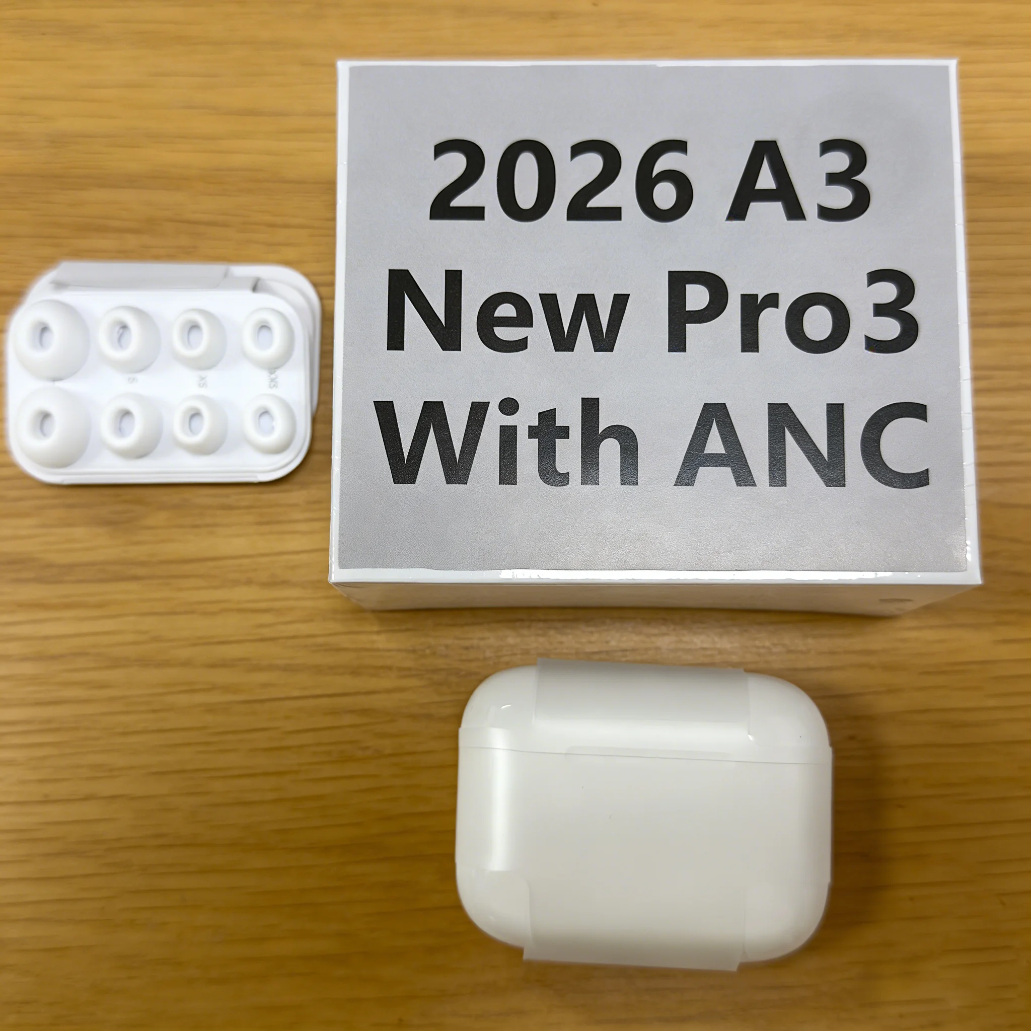 سماعات أذن NEW 3 Pro A3 مع تقنية إلغاء الضوضاء النشطة وكابل من النوع C، وسماعات بلوتوث لاسلكية ANC 2 Pro مع ميكروفون مدمج لنظامي iOS وأندرويد