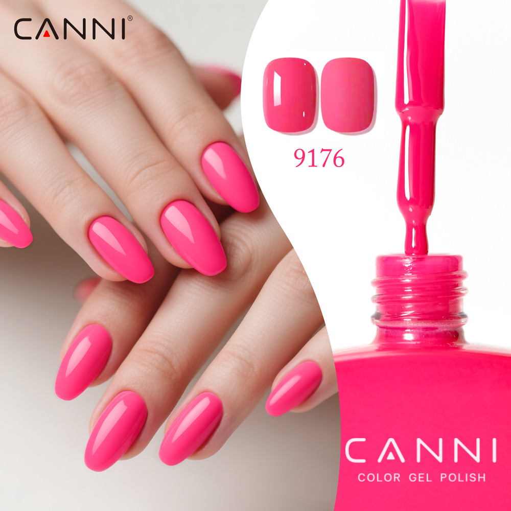 طلاء أظافر جل CC8 CANNI 9 مل خالٍ من HEMA، ألوان صيفية للأظافر، يُزال بالنقع، يُجفف بالأشعة فوق البنفسجية LED، شبه دائم، ذو ملمس ناعم، لفن الأظافر والمانيكير
