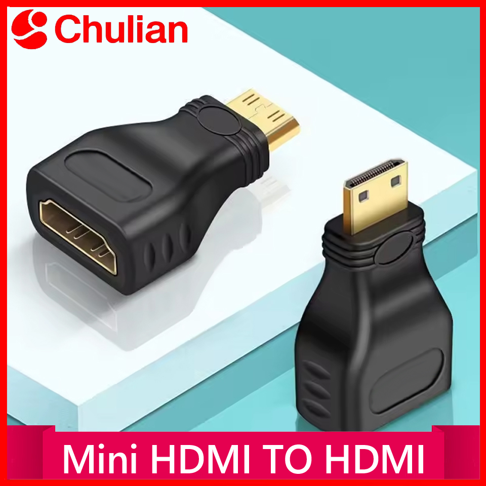 محول صغير متوافق مع HDMI ذكر إلى HDMI أنثى، محول 1080P 2K 4K لأجهزة الكمبيوتر الصغيرة وكاميرات HDTV HD