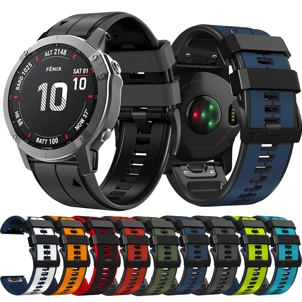 حزام سوار ل Garmin Fenix 7X 5X 5 Plus 7 6 6X Smart 3 3HR 935 الساعات الفرقة الإفراج السريع سيليكون Easyfit معصمه جديد